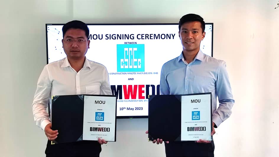 Bimwedo signs MOU with China Construction YangTze River (CCYR) as exclusive software provider